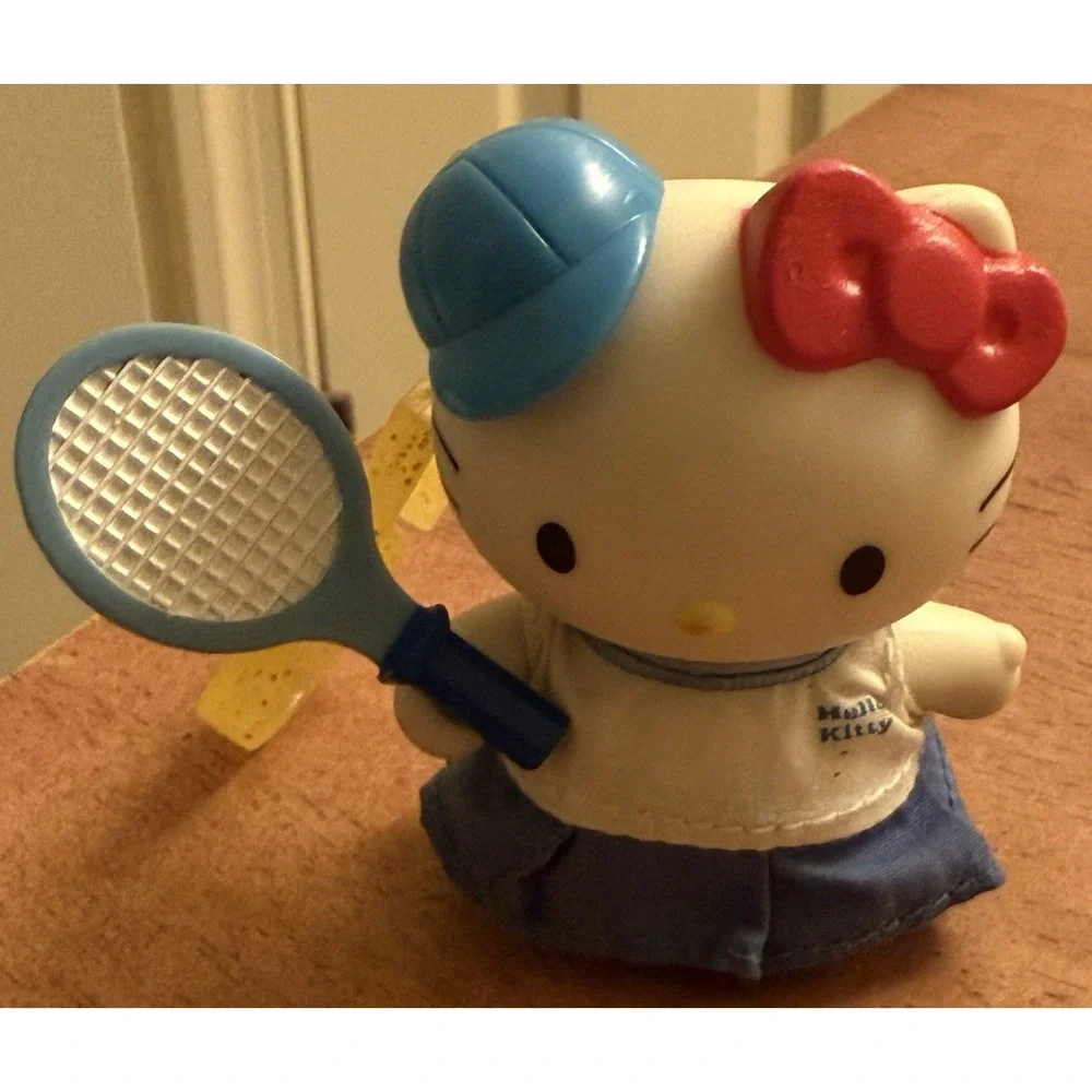 Hello Kitty McDonalds Happy Meal Toy 2000 Key Chain‎ Kitty Tennis Outfit Sanrio